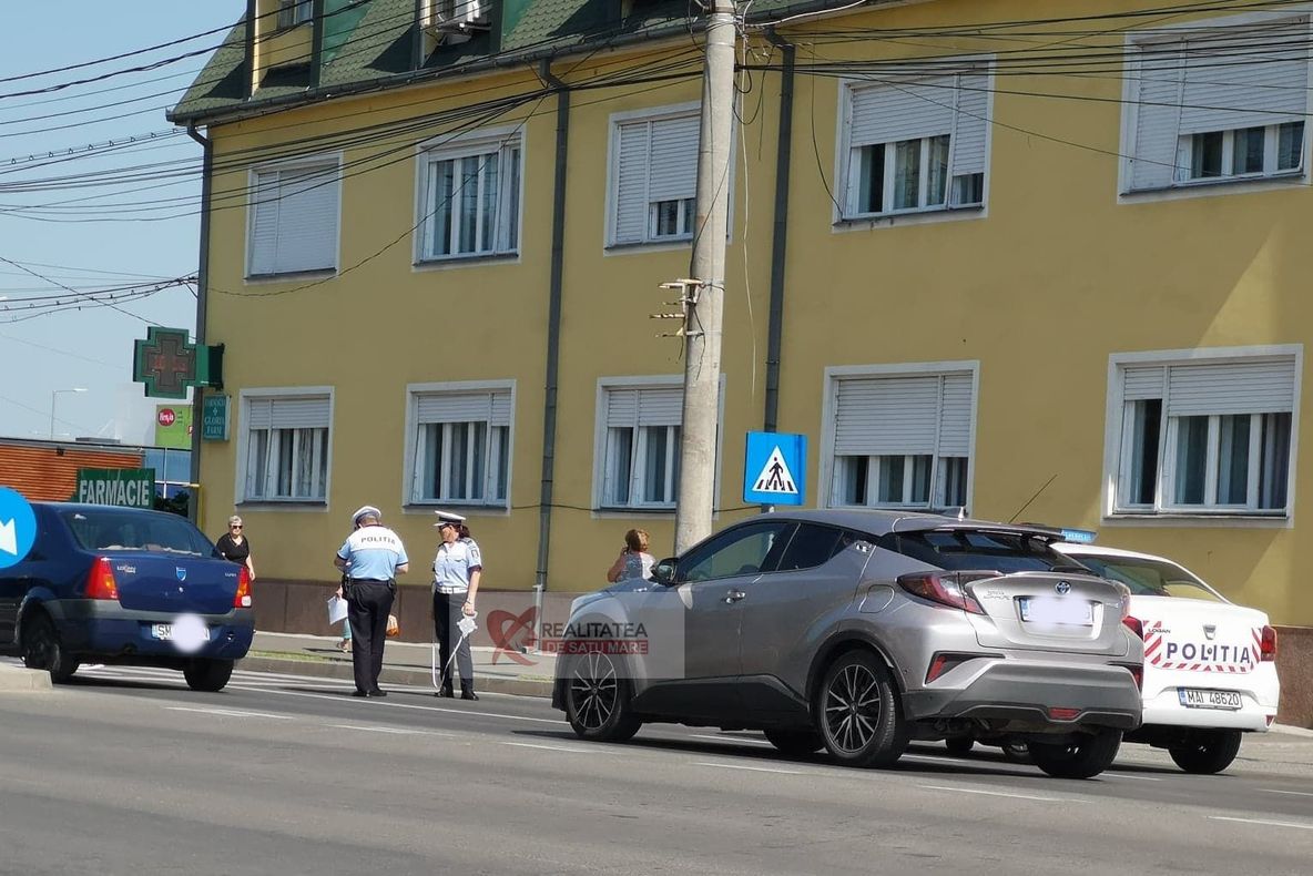 Adolescent lovit pe o trecere de pietoni din municipiul Satu Mare