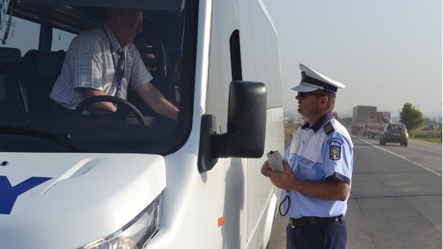 IPJ Satu Mare desfășoară acțiunea Truck &amp; Bus