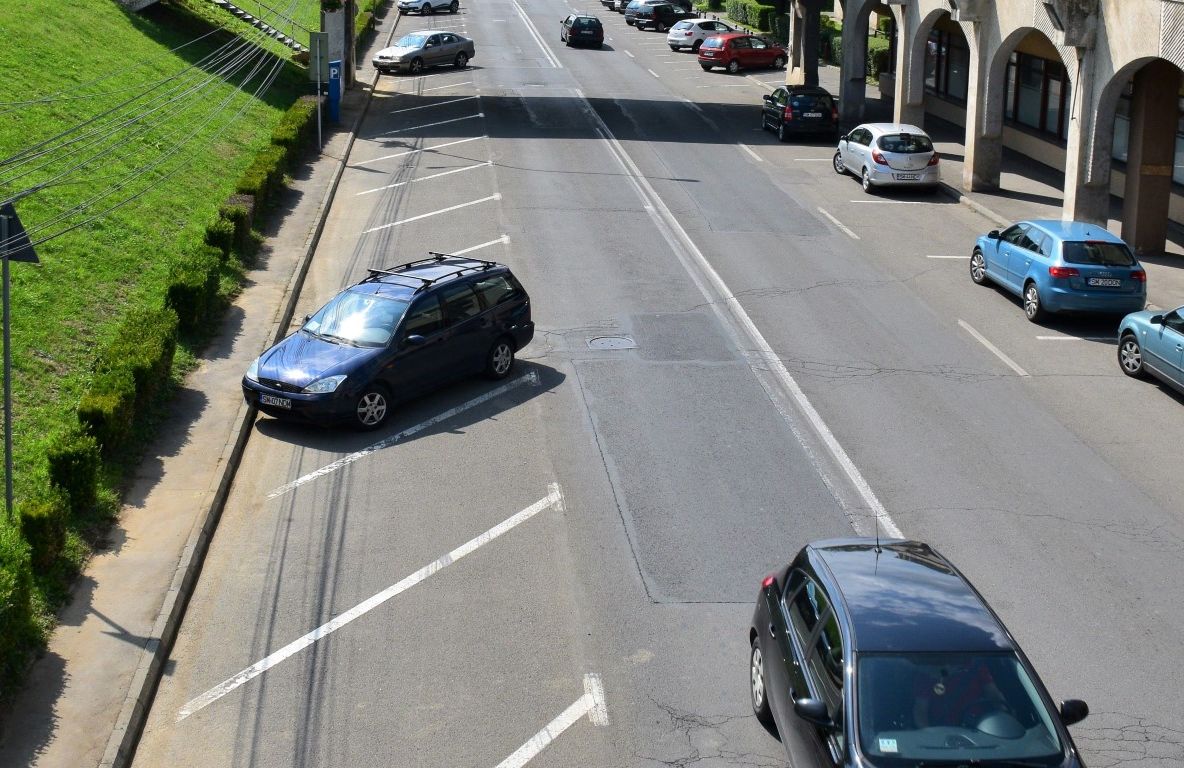 Lucrări de reparaţii pe Bulevardul Transilvania din municipiu