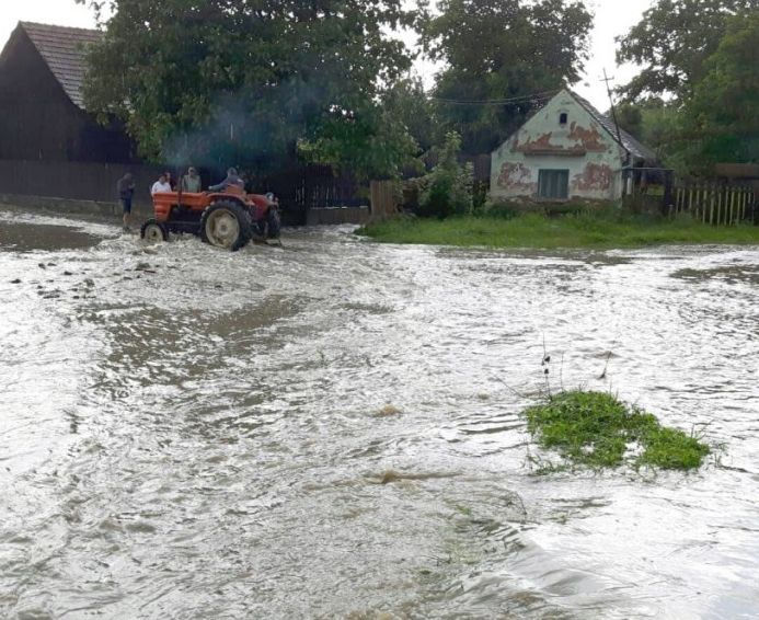 Cod galben de inundații în județul Satu Mare