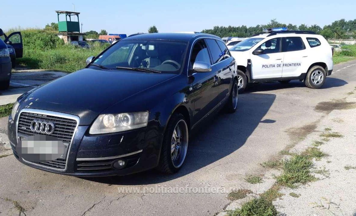 Autoturism căutat de autoritățile franceze, oprit în Petea