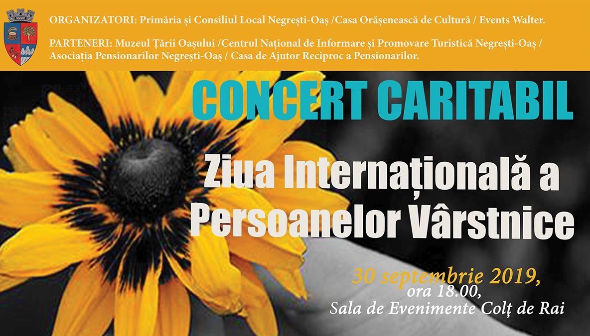 Concert caritabil de Ziua Internațională a Persoanelor Vârstnice, la Negrești-Oaș