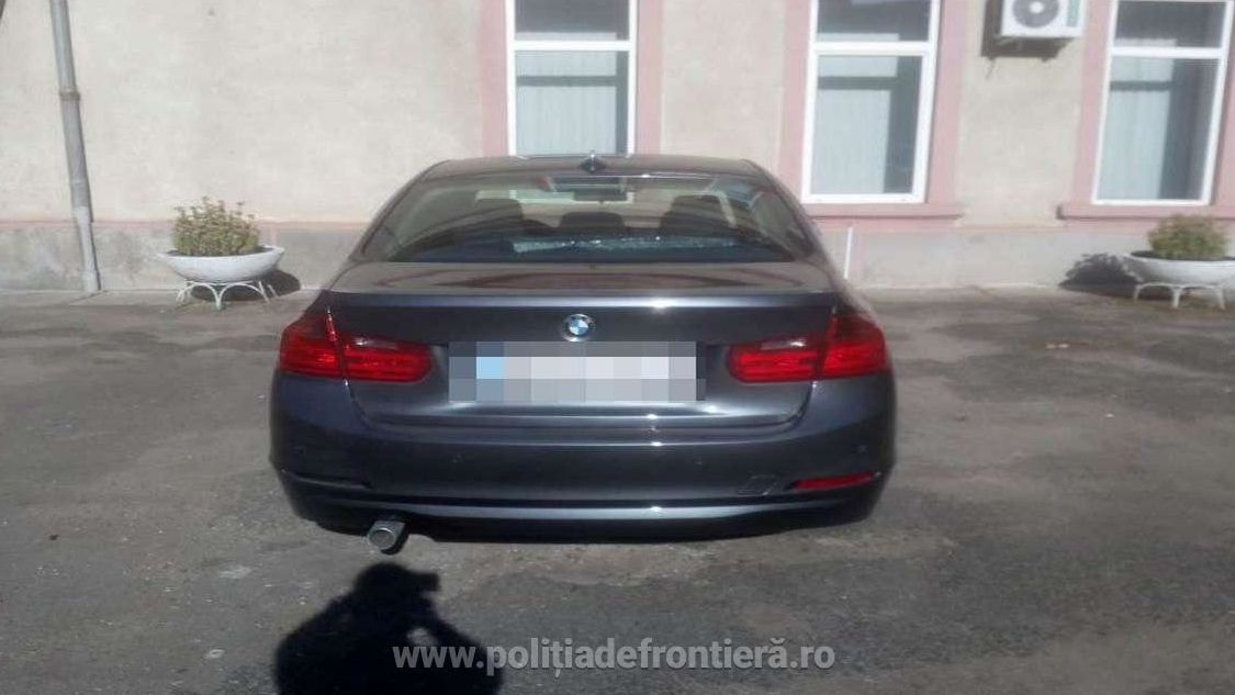 Autoturism marca BMW furat în Franța, găsit în municipiul Satu Mare