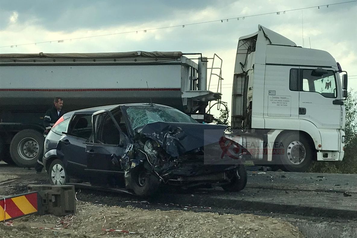 Accident pe Drumul Careiului din municipiul Satu Mare. Un bărbat a ajuns la urgență