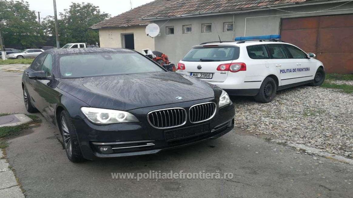Autoturism căutat de autorităţile din Germania, descoperit la P.T.F. Petea