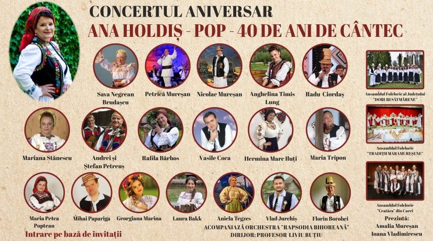 Concert aniversar Ana Holdiș Pop - 40 de ani de cântec