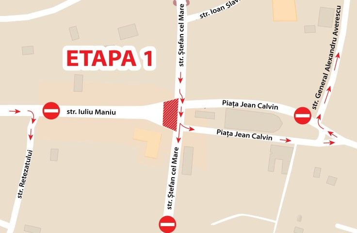 Primăria anunță restricții de circulație în centrul municipiului