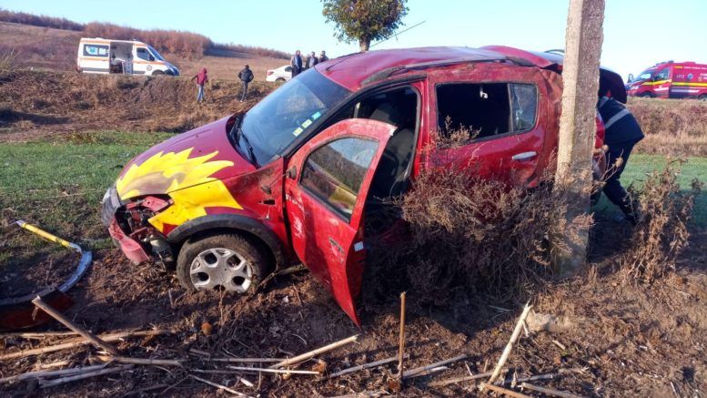 Accident cu trei autoturisme, provocat de un sătmărean