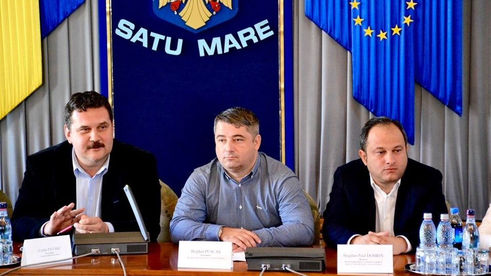 Președintele ANAP, Bogdan Pușcaș, în ședință de lucru la Satu Mare