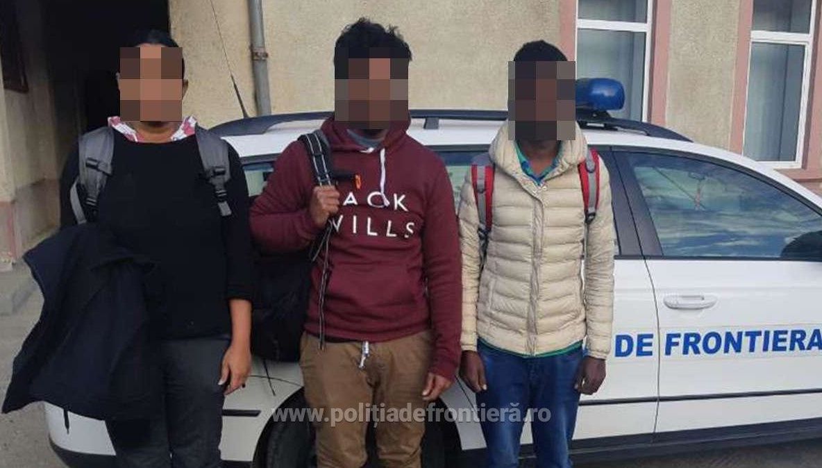 Trei cetățeni din Sri Lanka, care intenţionau să treacă ilegal granița, reținuți