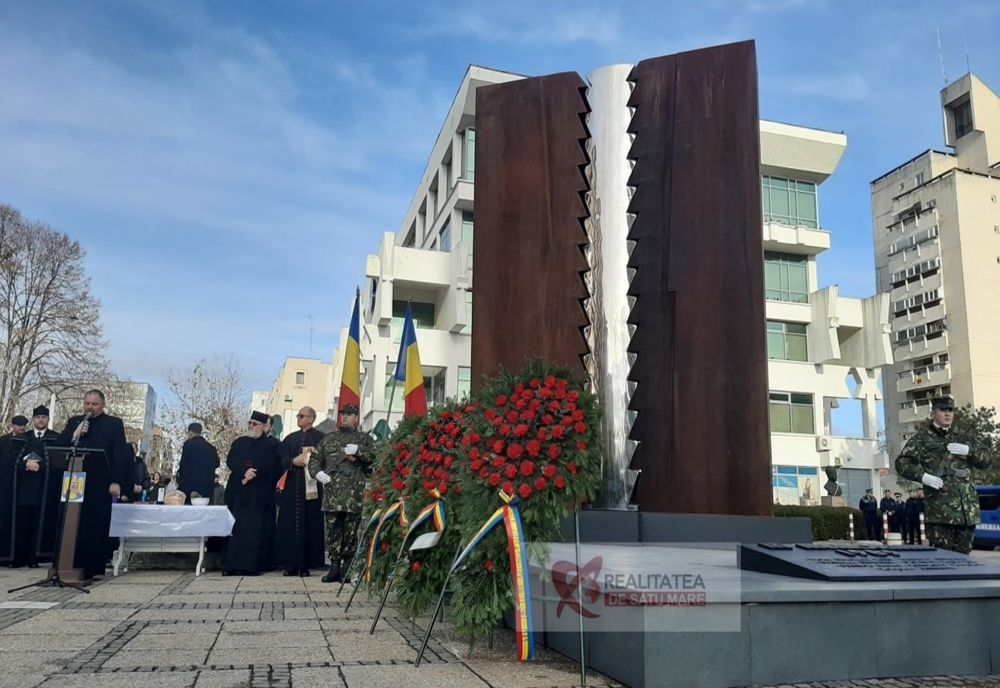 ”Monument al Rezistenței Anticomuniste”, dezvelit în centrul Sătmarului