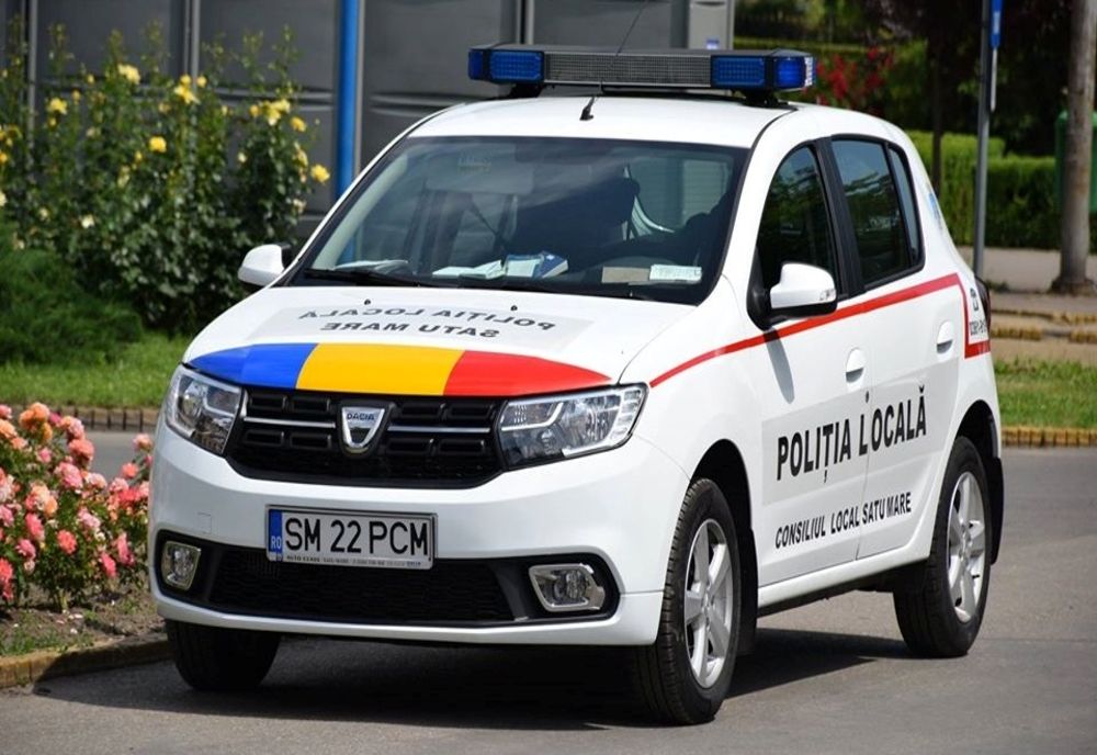 Polițiștii locali au prins un hoț care a furat o butelie de pe o terasă din municipiul Satu Mare