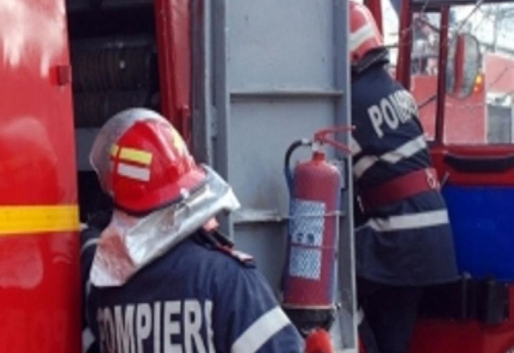 Incendiu la o fostă centrală termică din municipiul Satu Mare