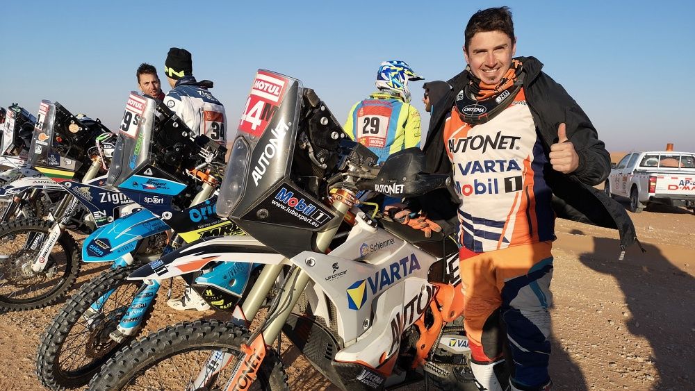 Mani Gyenes a câștigat clasa Malle Moto de la Dakar 2020