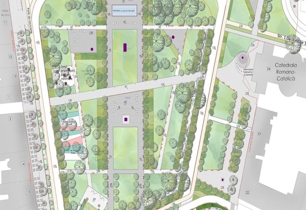 Investiție de 19 milioane de lei. Piața Libertății se transformă în zonă pietonală