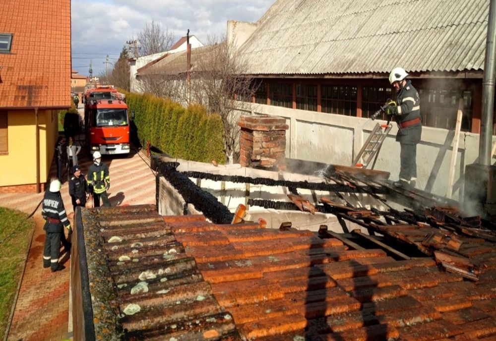 Incendiu într-o gospodărie din Odoreu