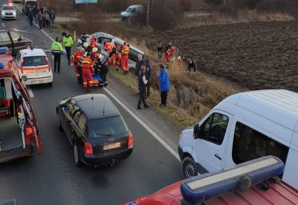 Ce spun polițiștii despre accidentul grav de lângă Ardud soldat cu șapte victime