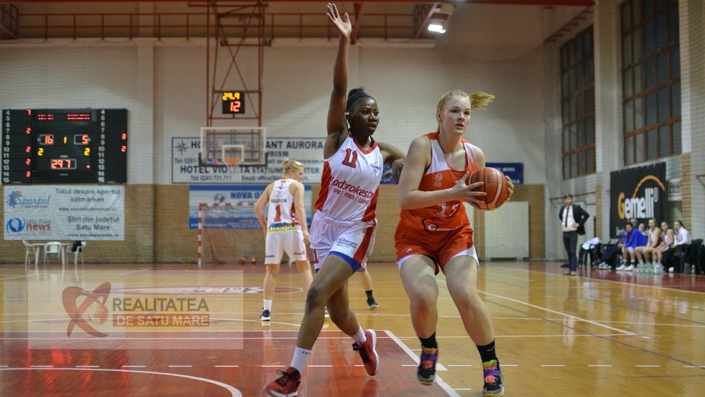 Baschet | CSM Satu Mare, victorie cu Spirou Ladies Charleroi în Liga Europei Centrale