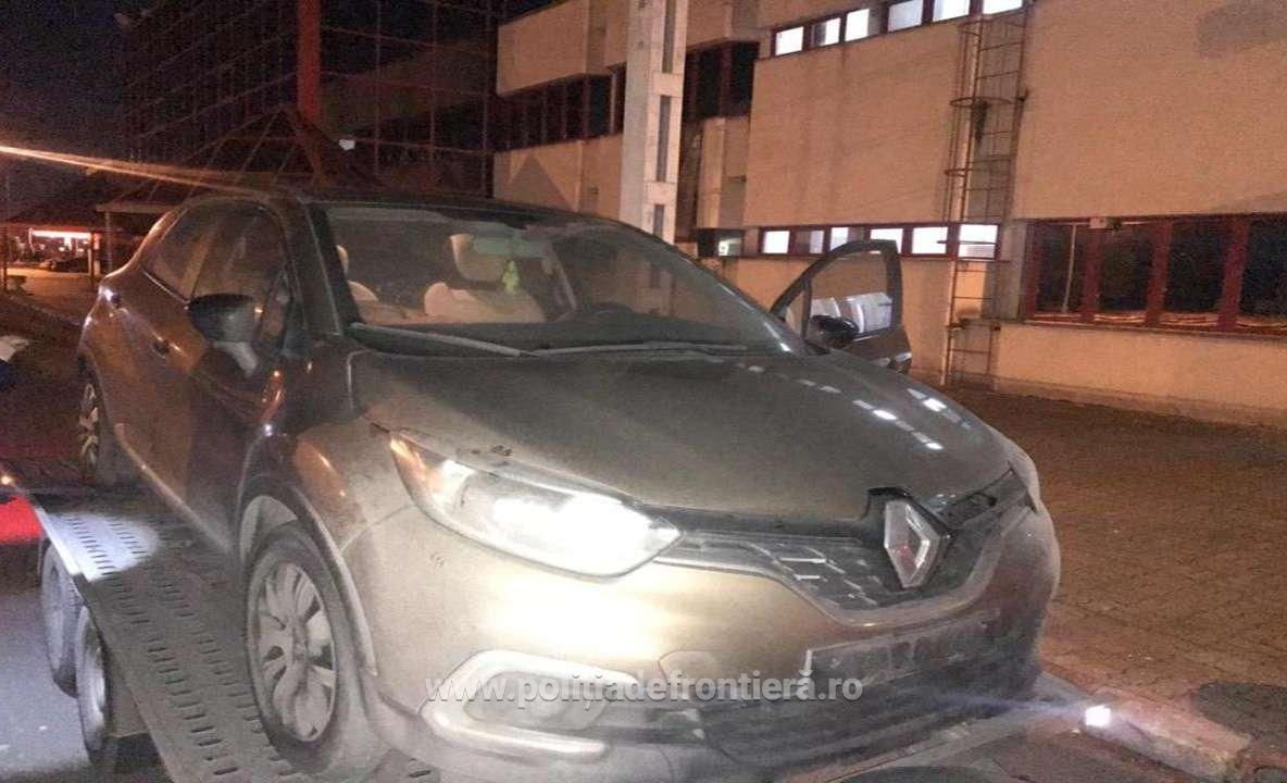 Renault furat din Belgia, descoperit și indisponibilizat în Vama Petea
