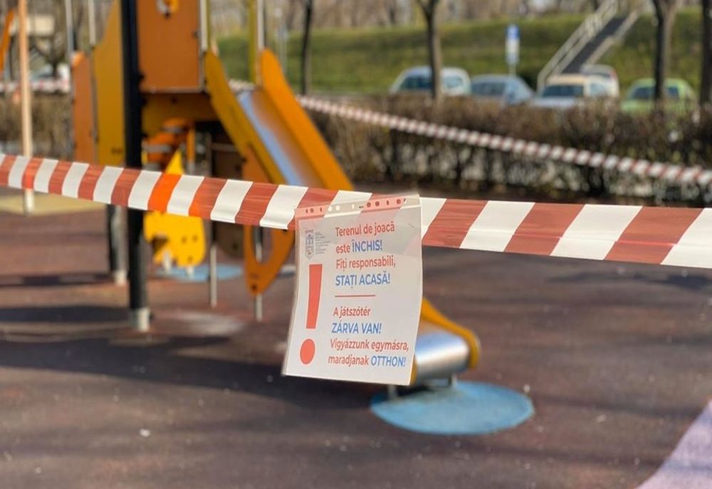 Terenurile de joacă din Satu Mare și Carei au fost închise
