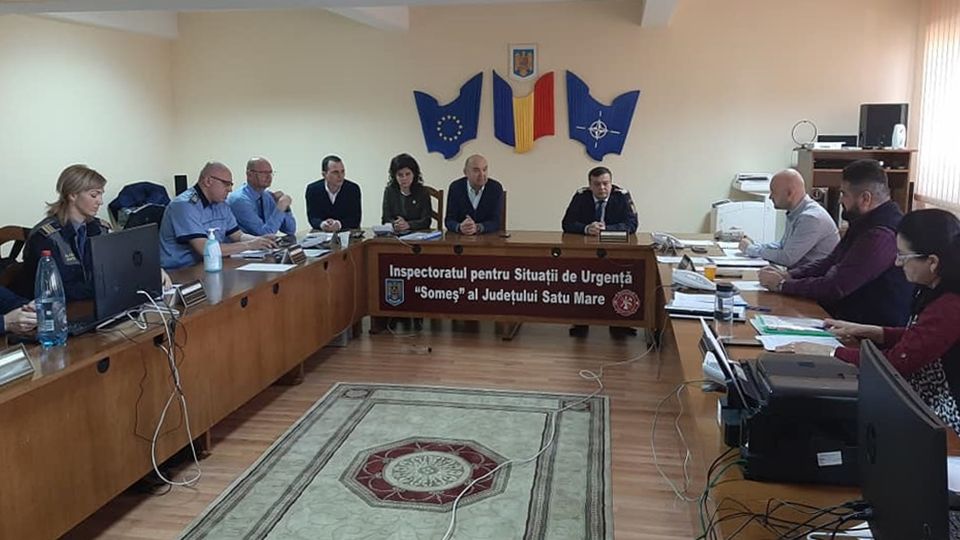 Membrii CJCCI Satu Mare, pregătiți pentru gestionarea oricărei situații de urgență
