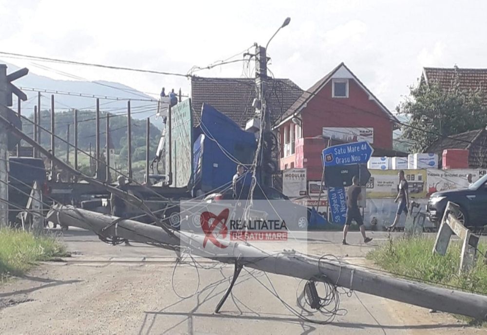 Accident pe DN19, în Vama, la intersecția cu Valea Măriei