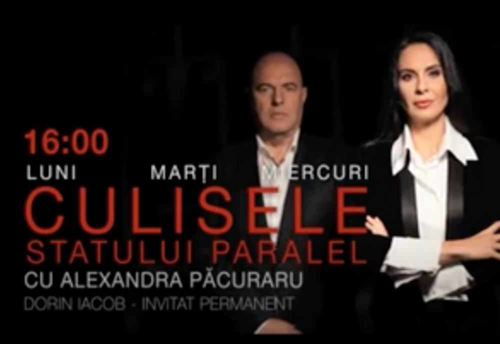 Culisele statului paralel, cu Alexandra Păcuraru și Dorin Iacob - o nouă emisiune la Realitatea PLUS