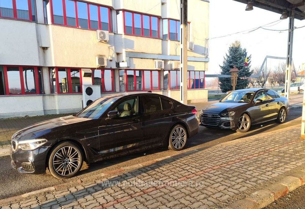Autoturisme cu numere false de înmatriculare, căutate de autorităţile portugheze, descoperite la PTF Petea