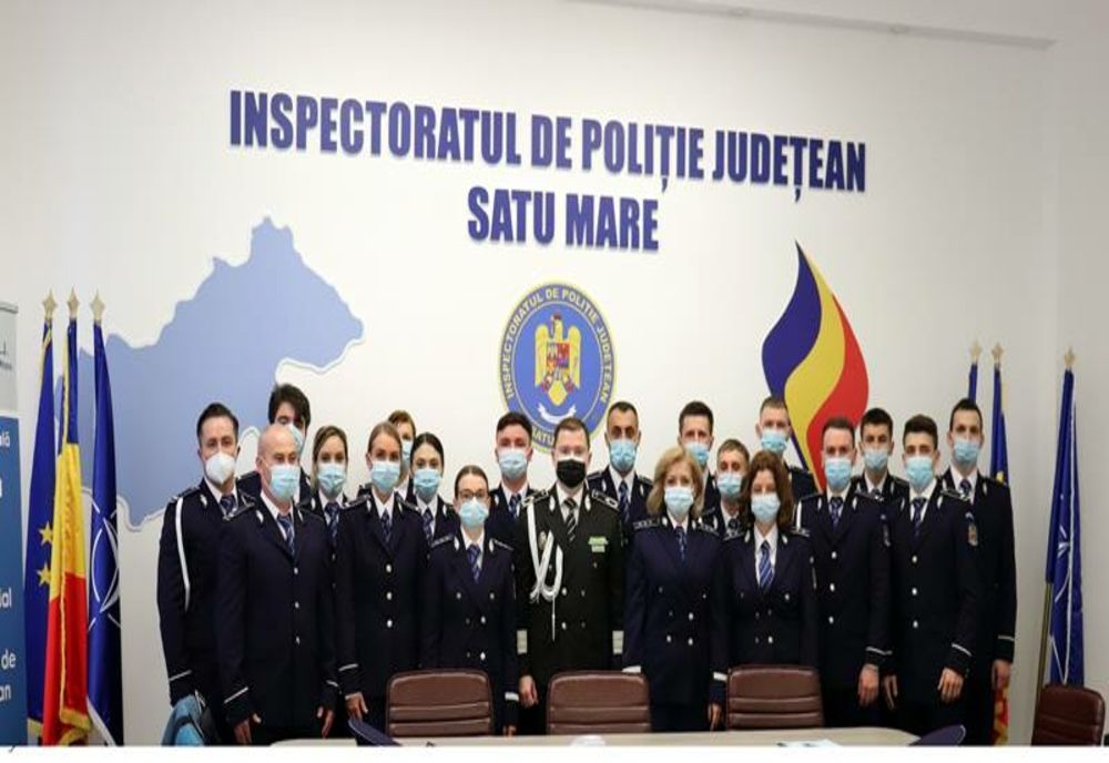 19 tineri își încep cariera de polițiști la Satu Mare