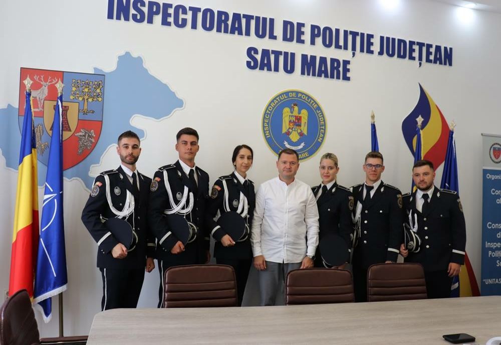 6 polițiști își încep cariera în cadrul Inspectoratului de Poliție Județean Satu Mare