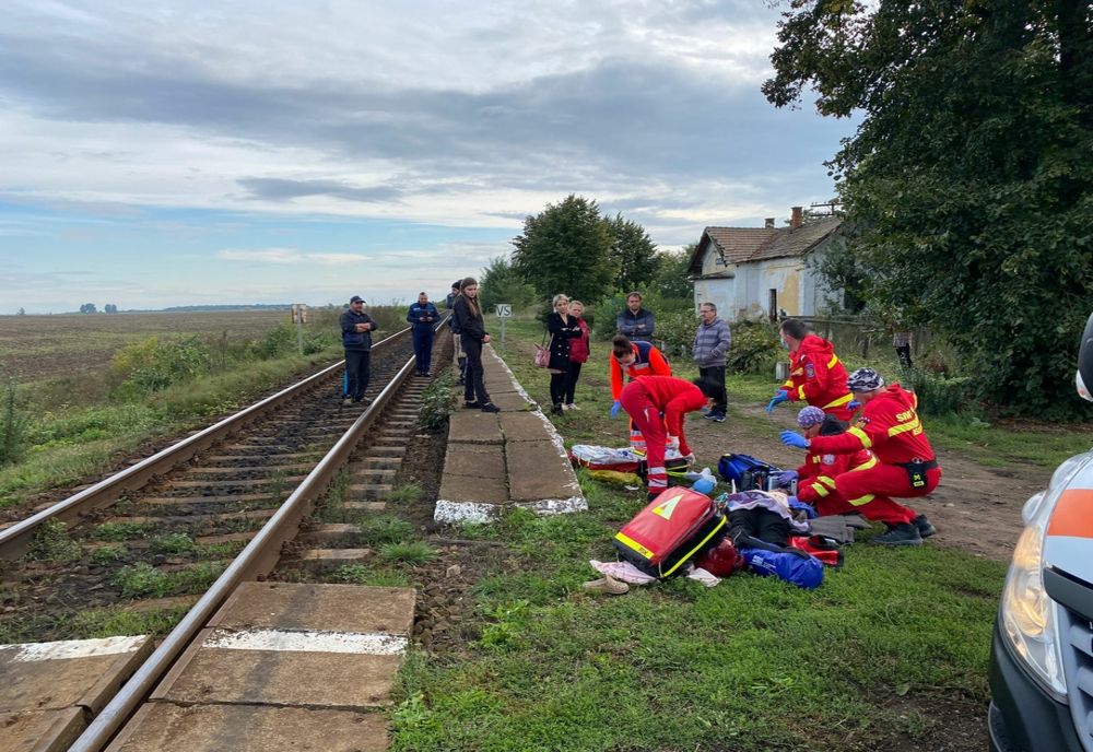 VIDEO: Accident tragic în Marna! Femeie decedată, după ce a fost lovită de tren