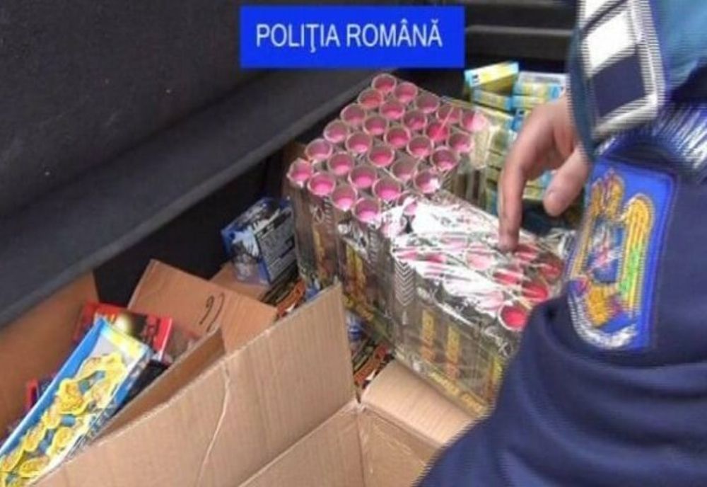 15 kilograme de articole pirotehnice confiscate de la o femeie din Satu Mare