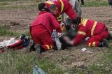Motociclist găsit în stop cardio-respirator după un accident grav în Satu Mare