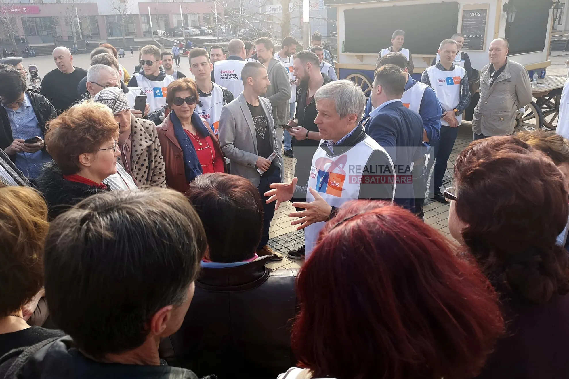 dacian ciolos la satu mare