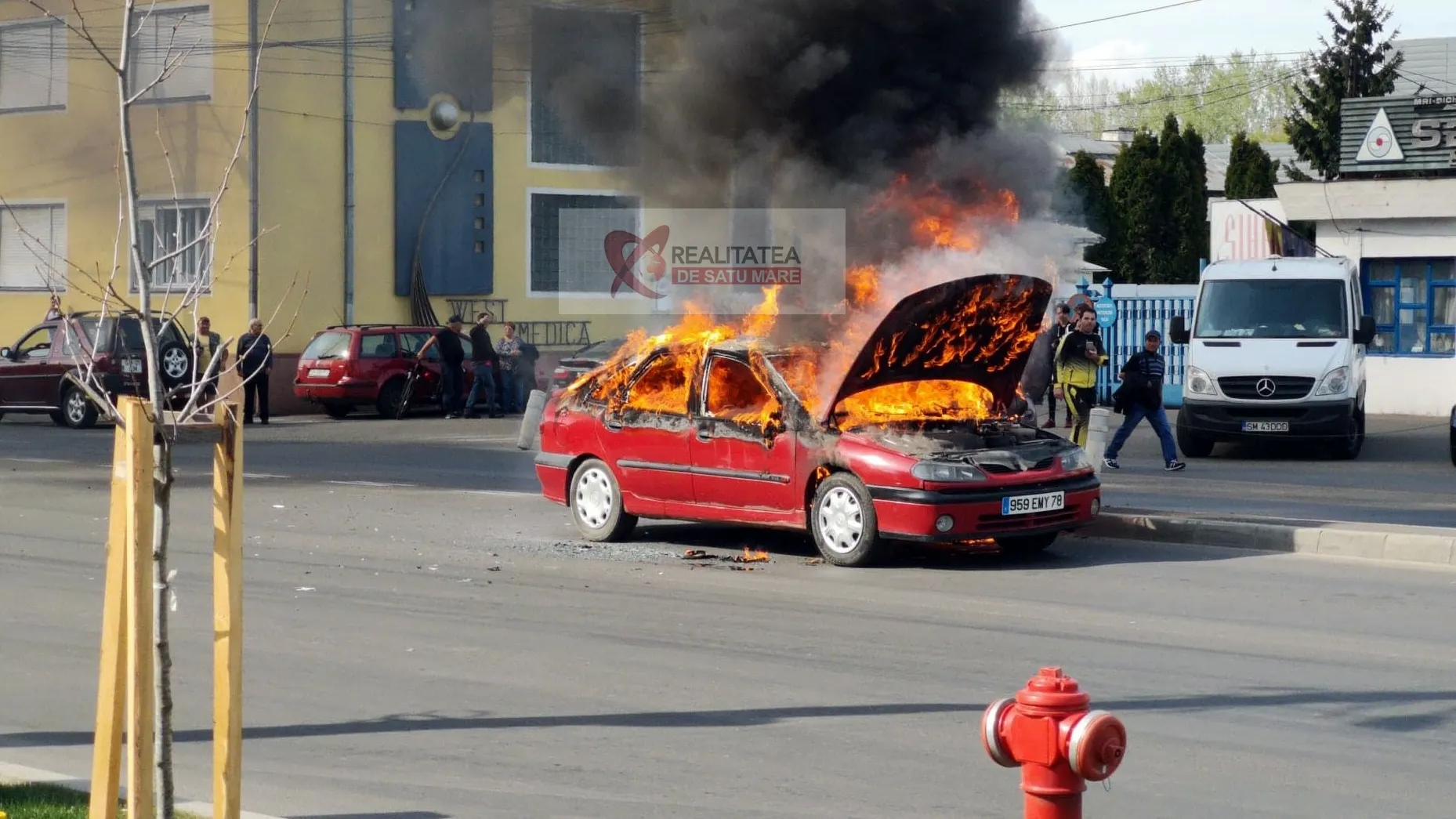 incendiu burdea