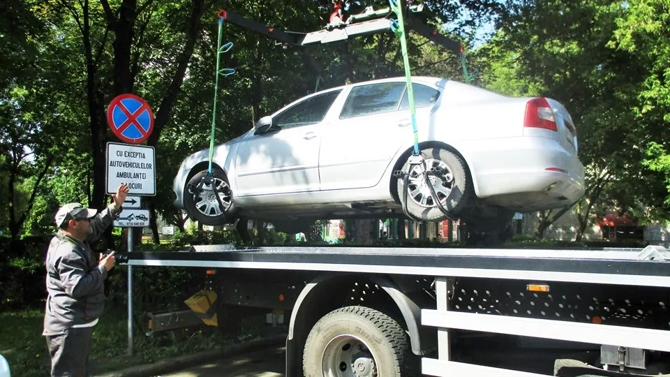 parcare in locul ambulantei