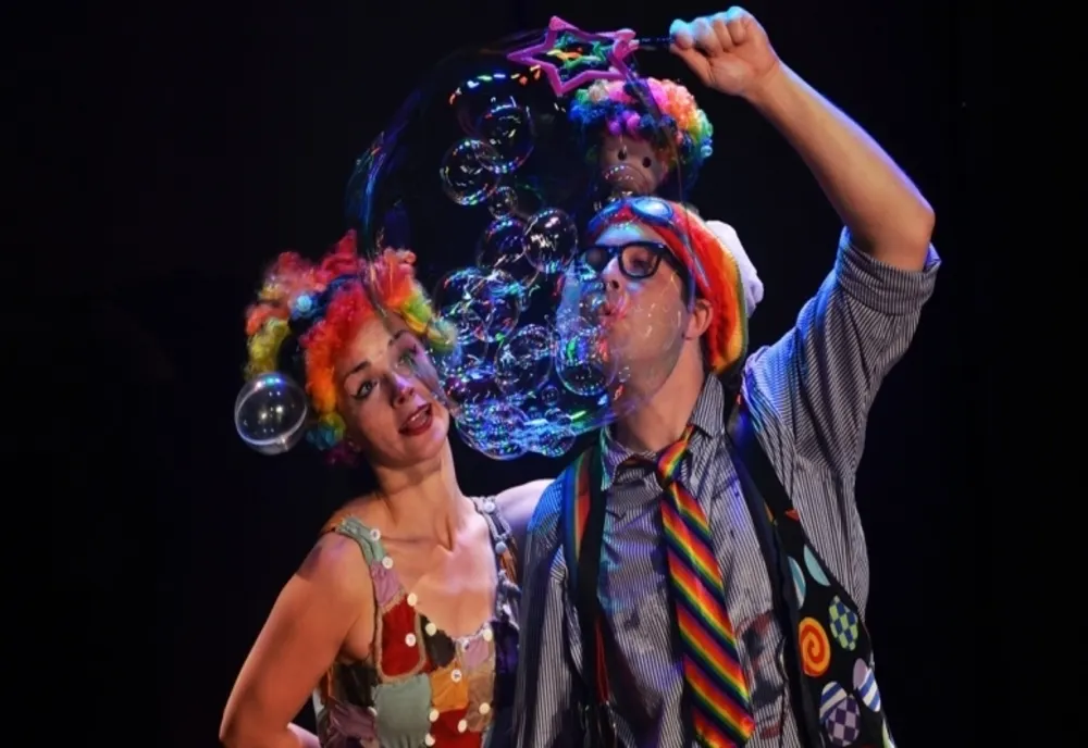 Bubble Show cu dr. Bubble și Milkshake, la Festivalul de Crăciun