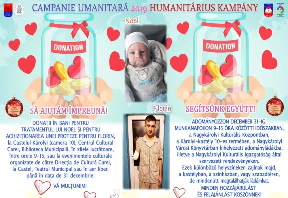 Campanie umanitară! Noel și Florin au nevoie de ajutorul nostru! 