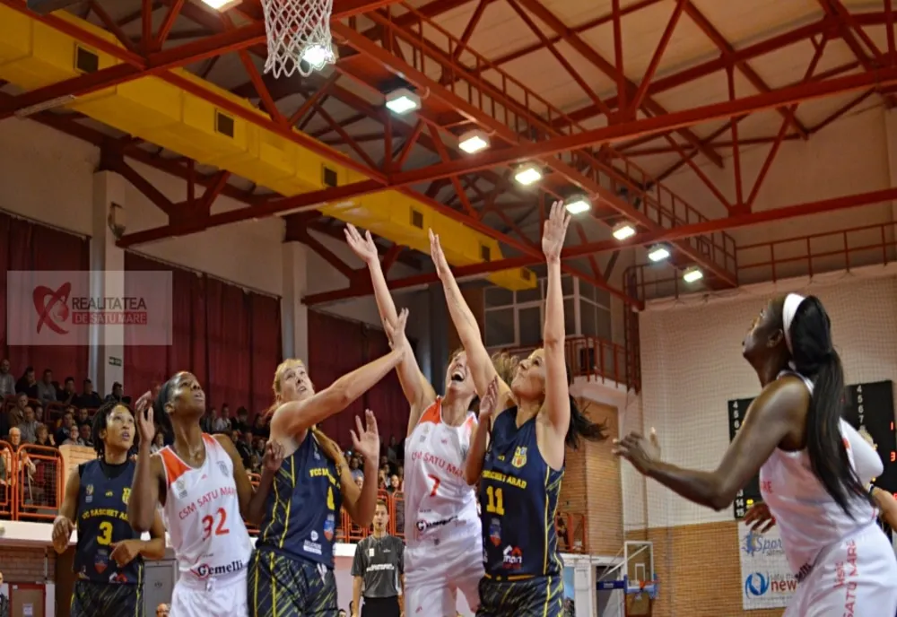 Baschet | FCC Baschet Arad - CSM Satu Mare, sâmbătă, de la ora 18:00
