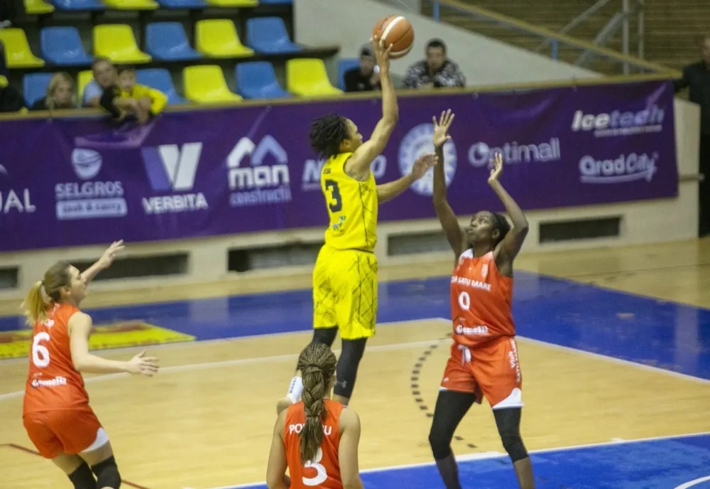 Baschet | CSM Satu Mare a pierdut la 18 puncte în deplasare la Arad