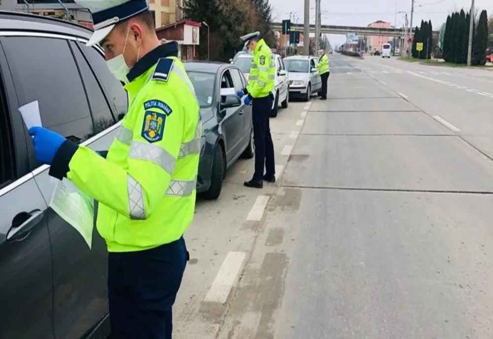 Amenzi în valoare de 76.000 de lei pentru nerespectarea măsurilor privind restricționarea circulației