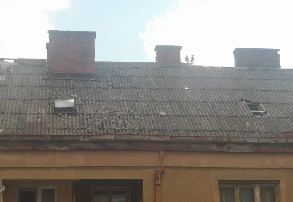 Copaci doborâți la pământ și acoperișuri smulse în municipiul Satu Mare