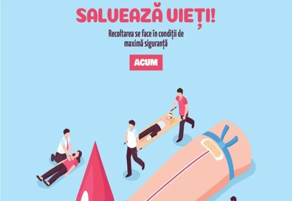 Nevoia de sânge nu se oprește odată cu declanșarea pandemiei de coronavirus