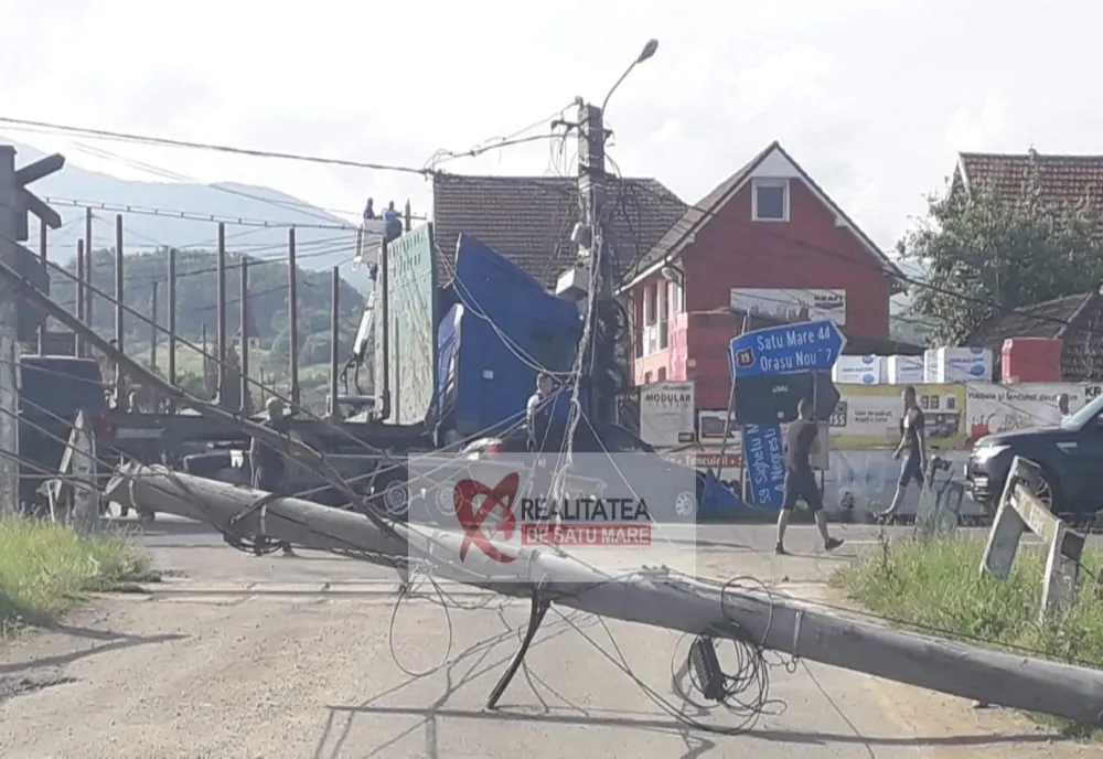 Accident pe DN19, în Vama, la intersecția cu Valea Măriei 