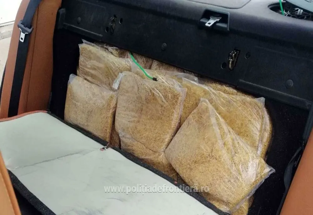 FOTO: Peste 40 kg de tutun confiscat în Vama Urziceni