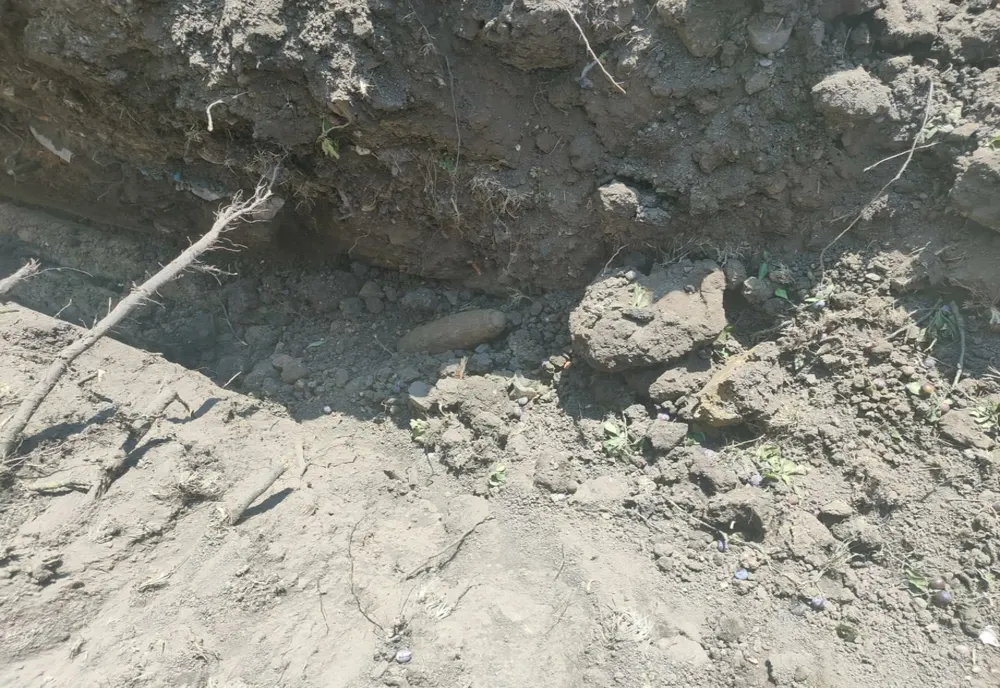 Proiectil din Al Doilea Război Mondial descoperit în localitatea Ghenci