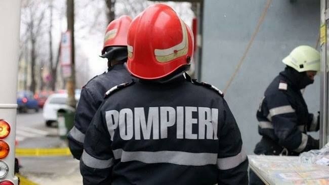 incendiu+gradinita+satu+mare+pompieri
