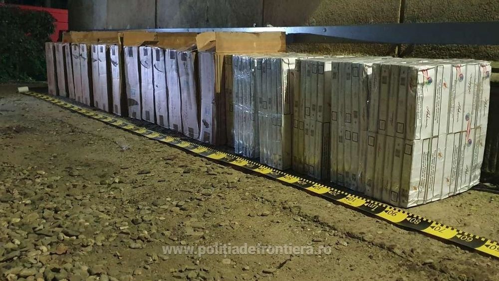 Peste 70% din cantitatea totală de ţigări de contrabandă, capturată la granița de nord a țării