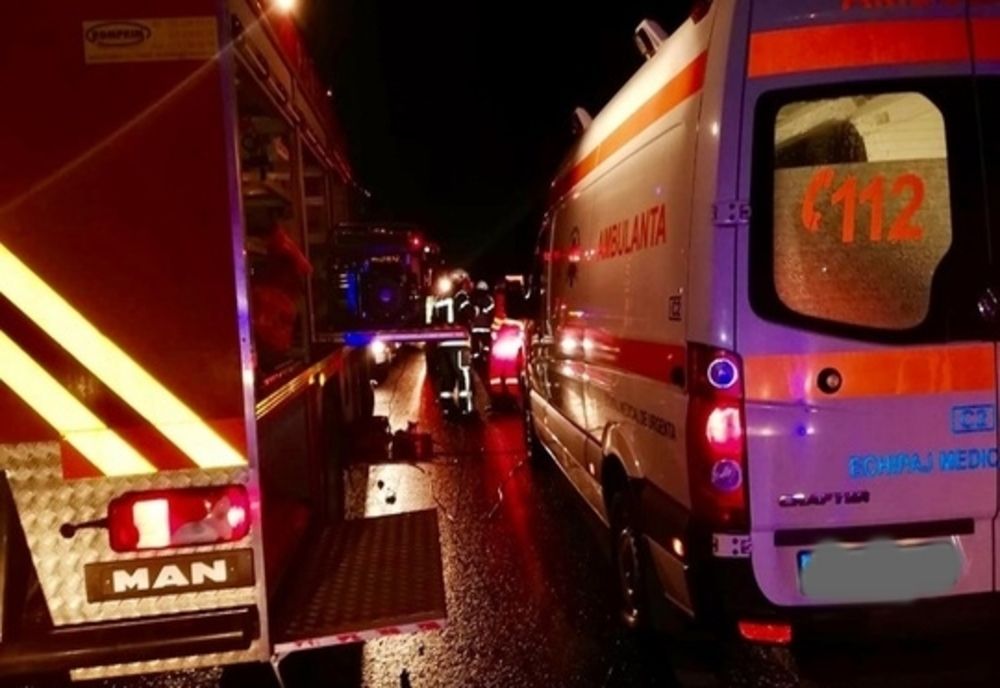 Accident în lanț lângă Petea