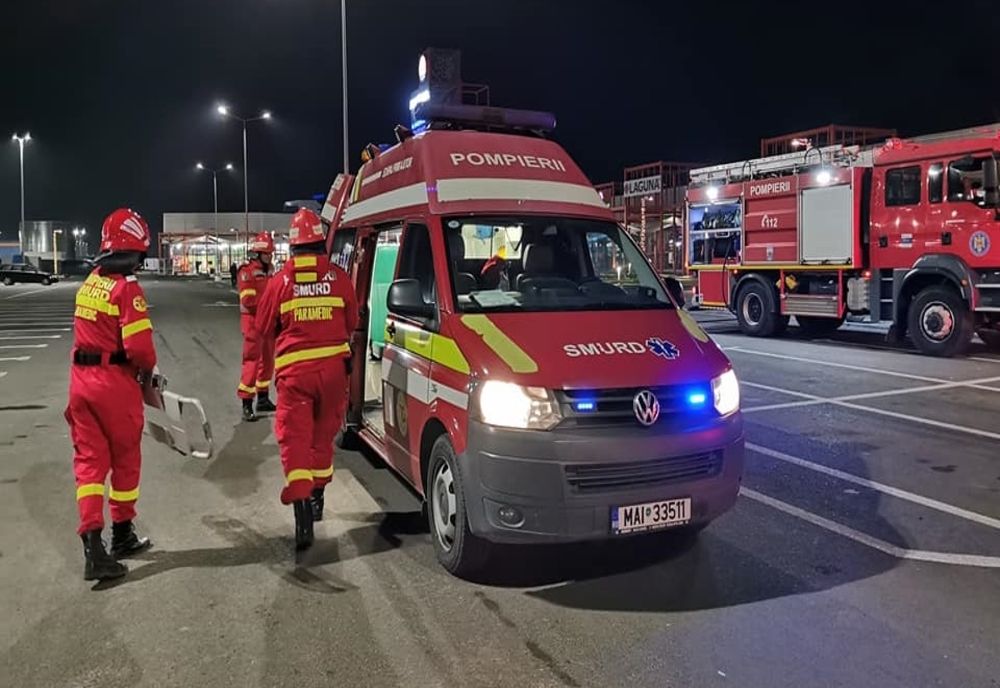 Trei incendii de amploare în județ. Zeci de victime, salvate (exercițiu)